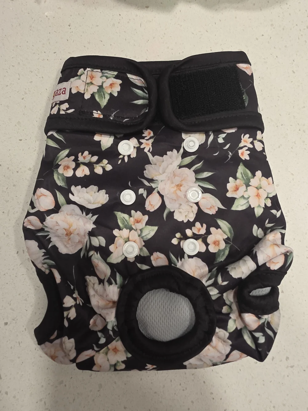 NWOT Floral Reusable Female Dog Diapers - Set of 5